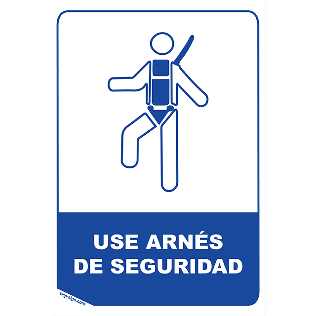 Uso obligatorio de arnés