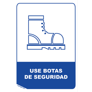 Aviso Botas Seguridad