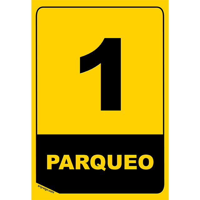 Aviso Parqueadero