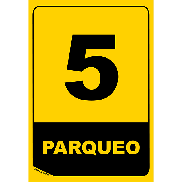 Aviso Parqueadero 5
