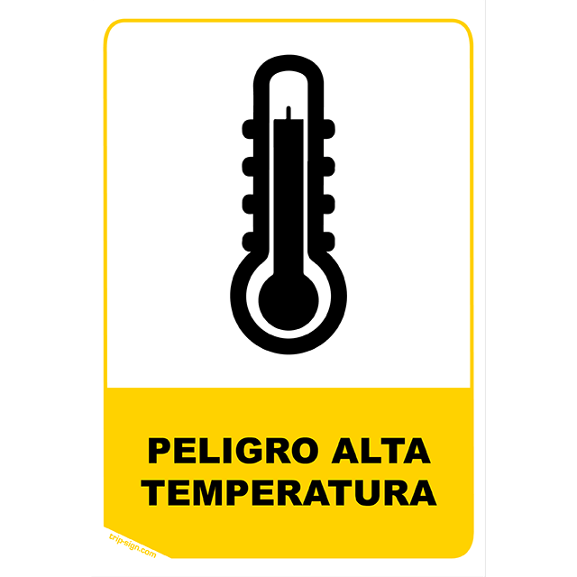 Aviso Peligro Alta Temperatura