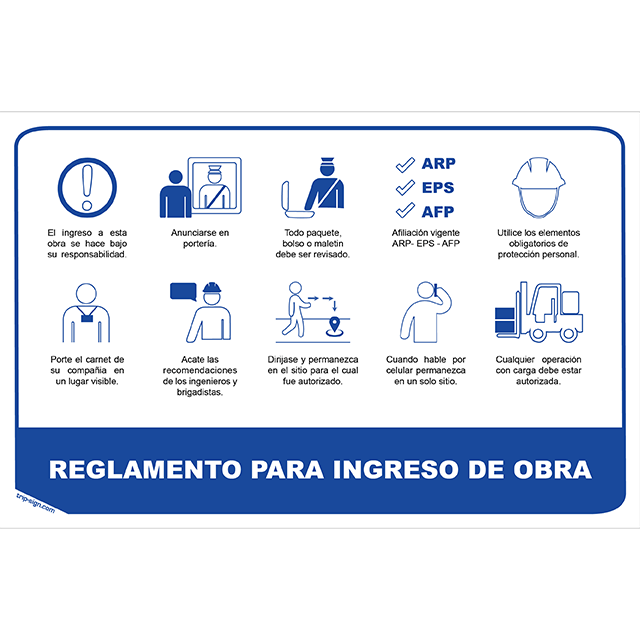 Reglamento Ingreso Obra