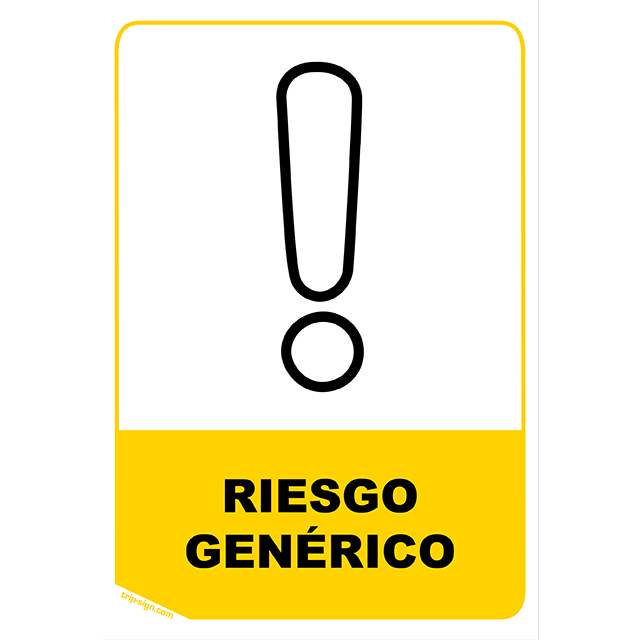 Aviso riesgo generico
