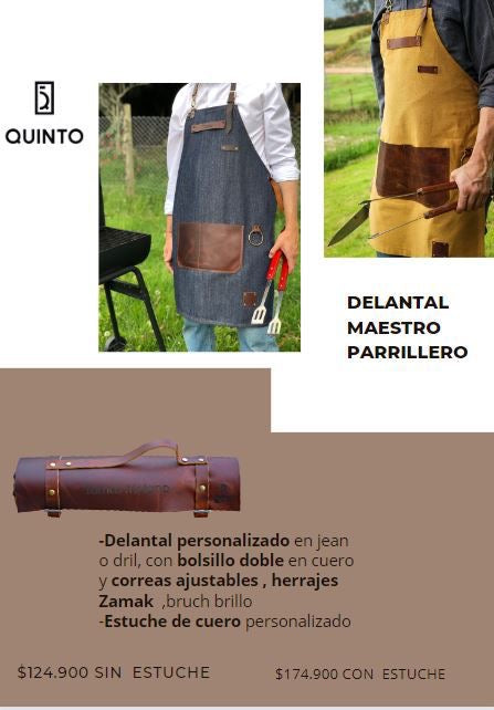 Delantal Maestro Parrillero