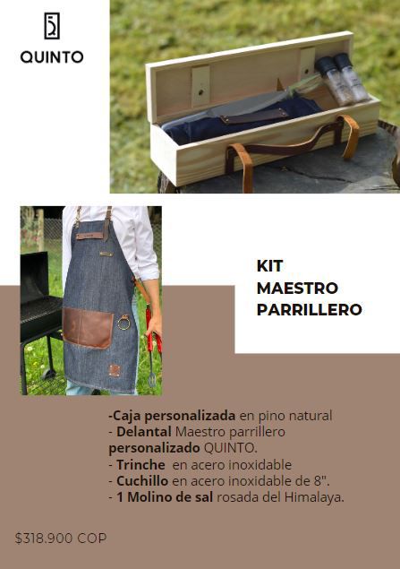 Kit Maestro Parrillero