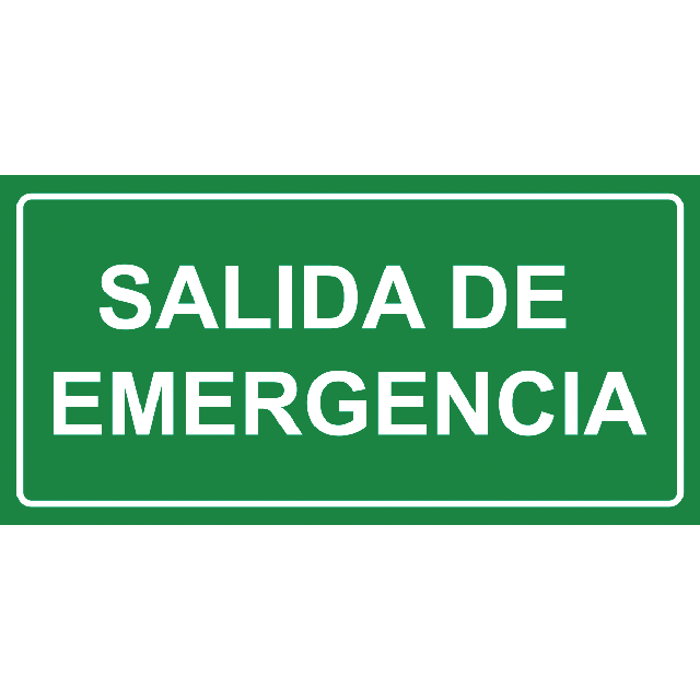 CARTEL SALIDA DE EMERGENCIA - ANMARDI