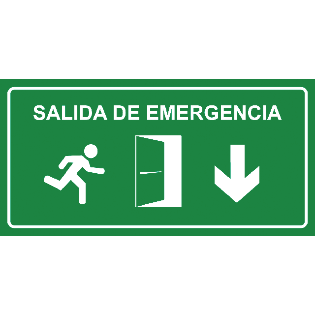 CARTEL SALIDA DE EMERGENCIA - ANMARDI